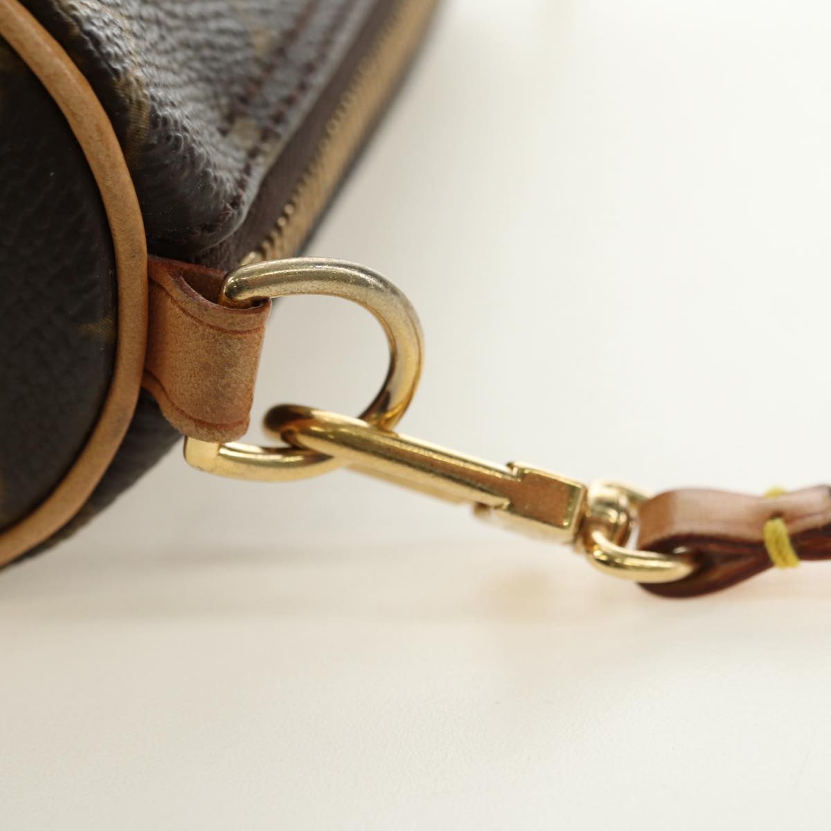LOUIS VUITTON Monogram Papillon Pouch Pouch LV Auth TR15