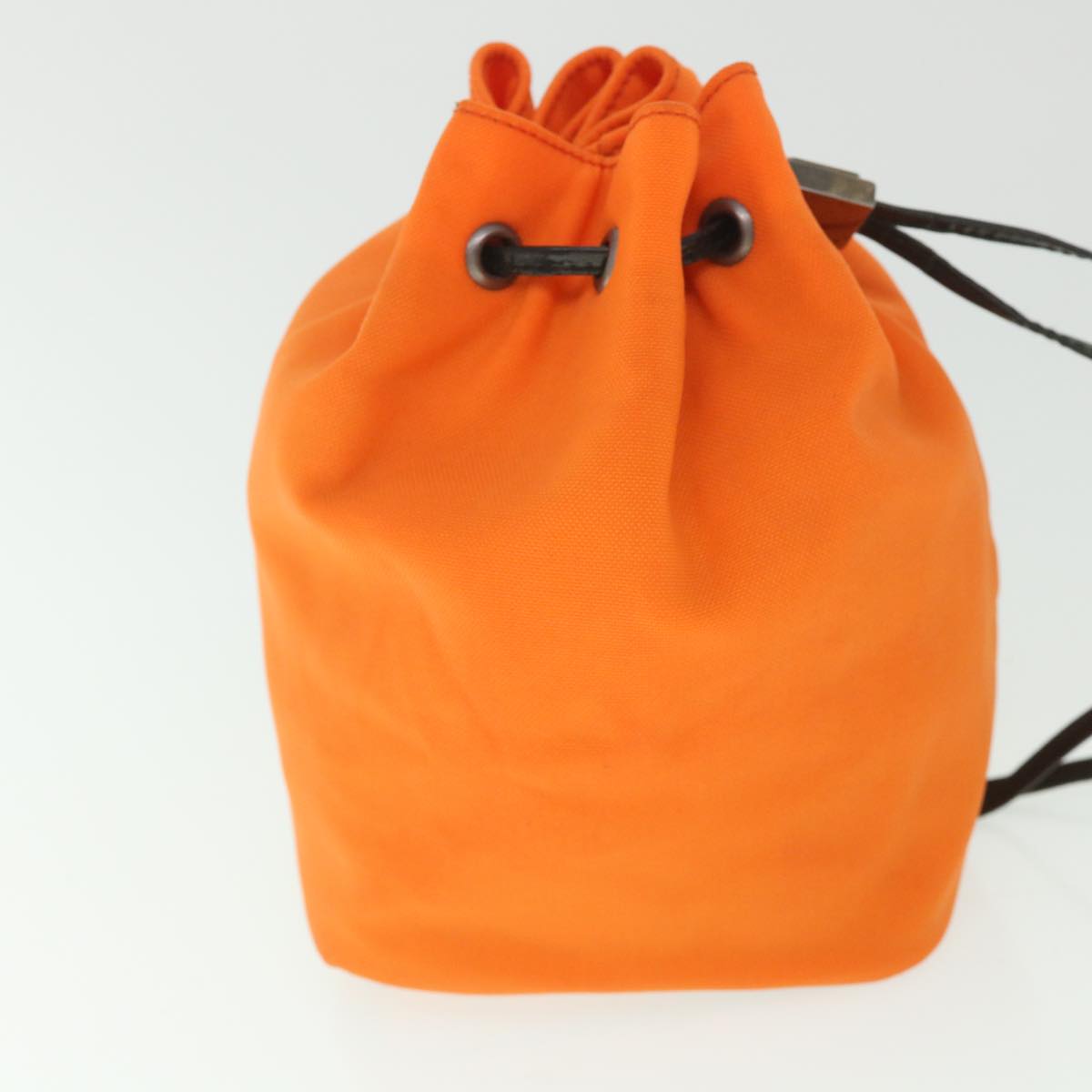 GUCCI Pouch Canvas Orange 039 0973 Auth ac2314