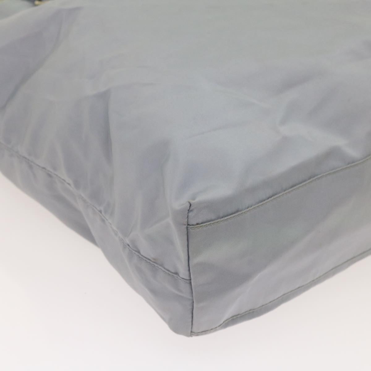 PRADA Tote Bag Nylon Light Blue Auth ac2744