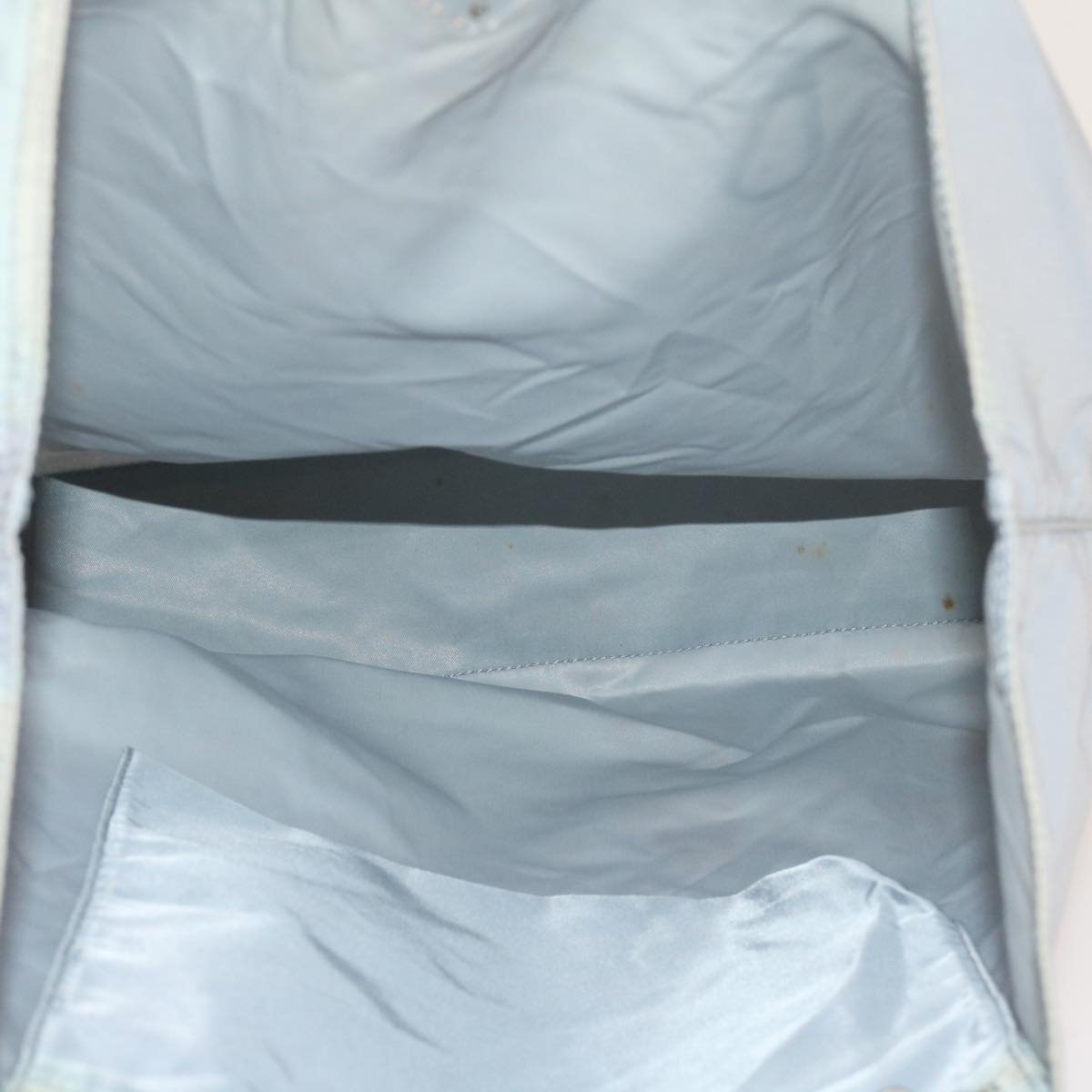 PRADA Tote Bag Nylon Light Blue Auth ac2744