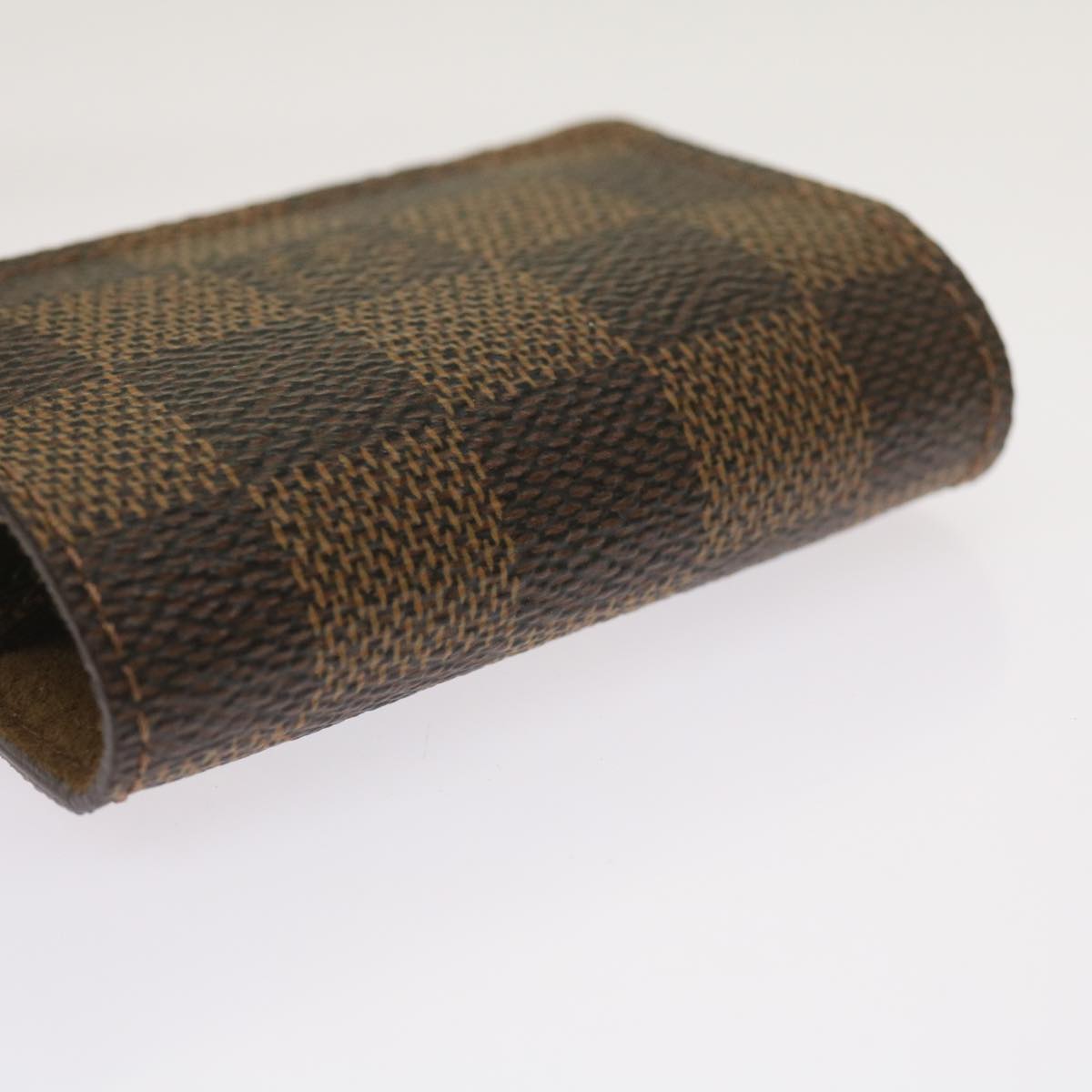LOUIS VUITTON Damier Ebene Cuff Case Cuffs M30964 LV Auth ac2763V