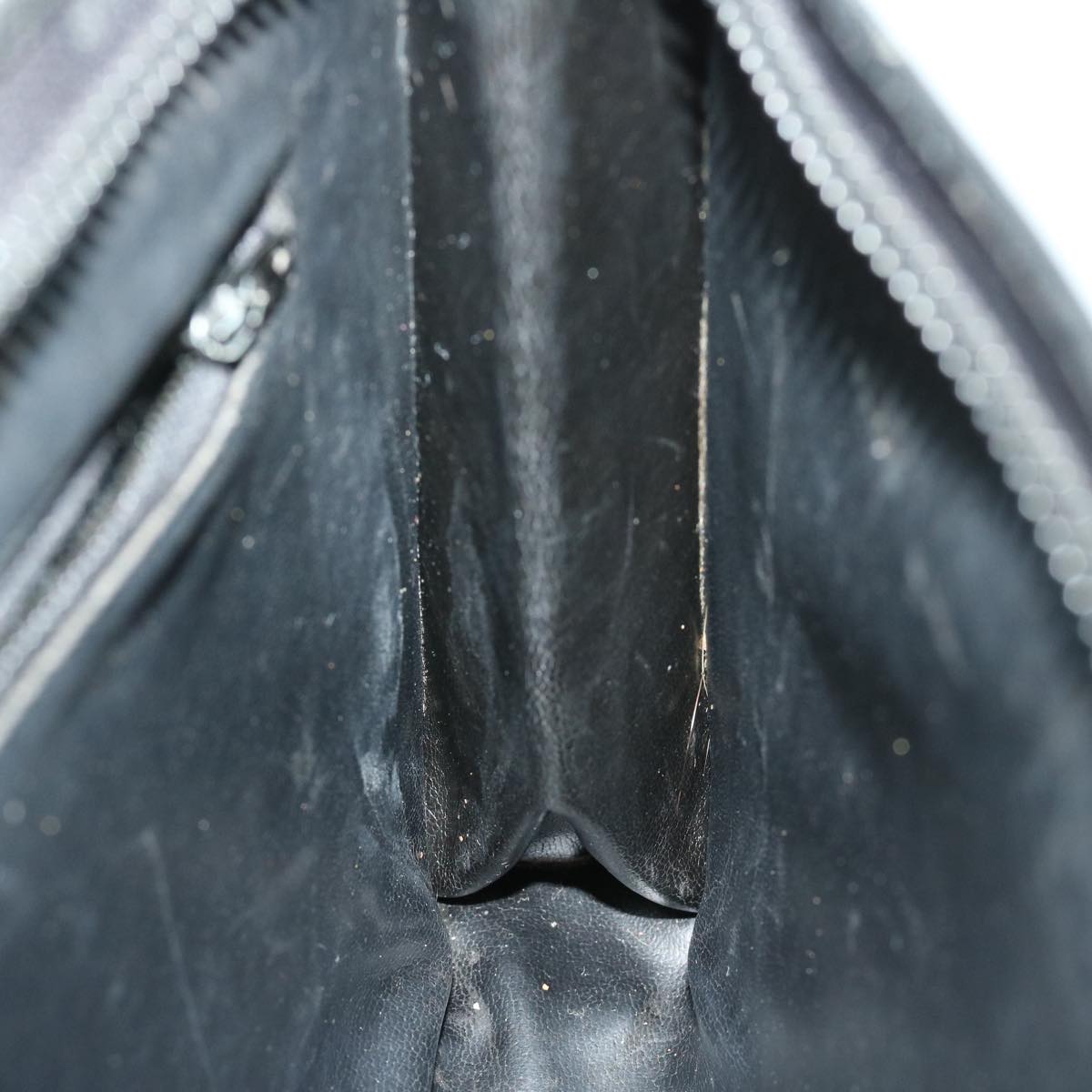 CELINE C Macadam Canvas Clutch Bag Black Auth ac2823