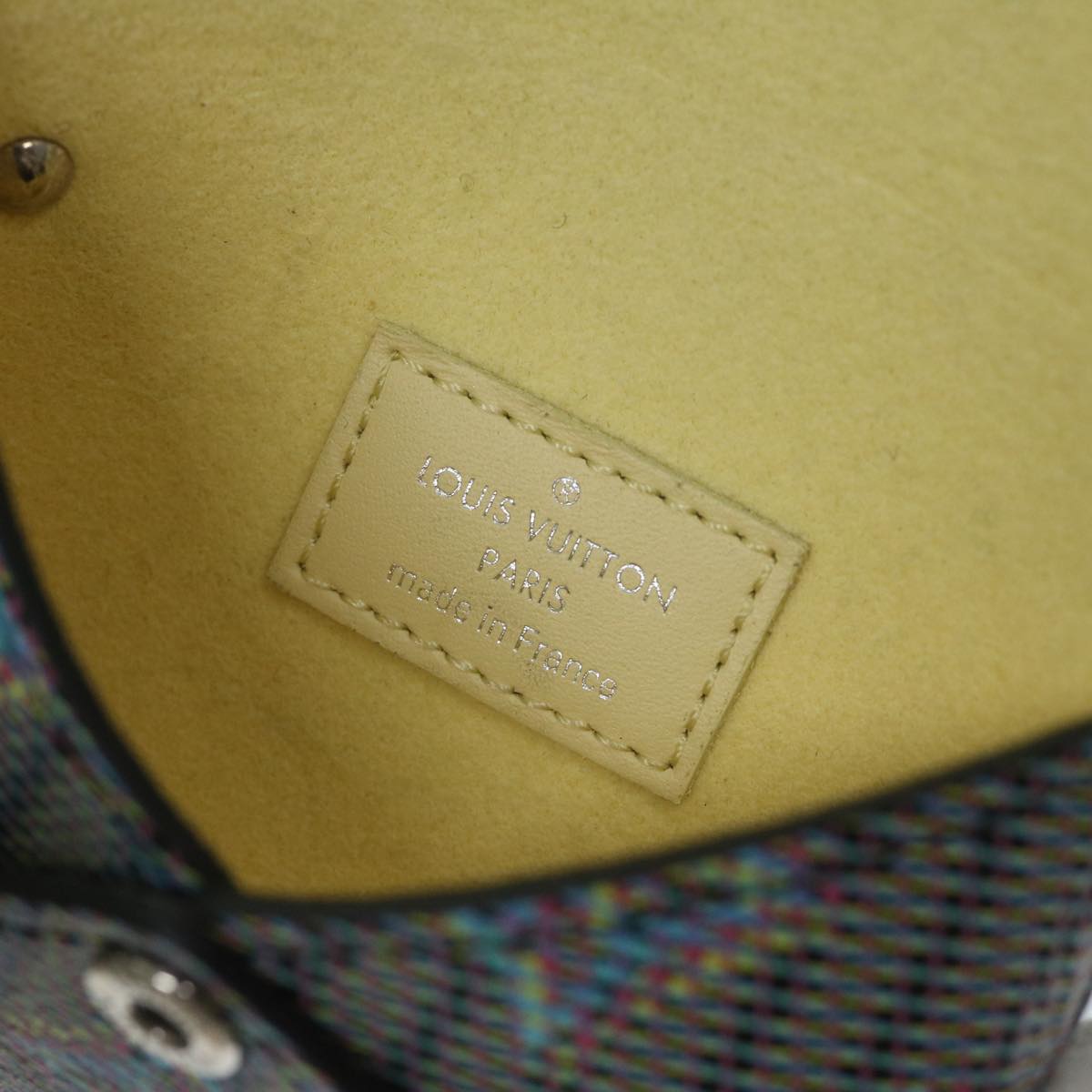 LOUIS VUITTON Monogram LV Pop Kirigami Necklace Blue N60278 LV Auth ac2845