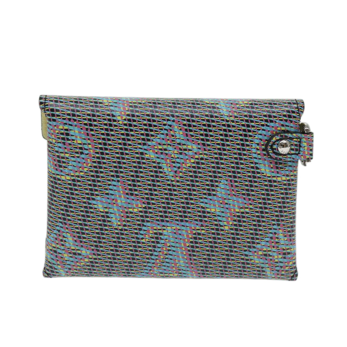 LOUIS VUITTON Monogram LV Pop Kirigami Necklace Blue N60278 LV Auth ac2845