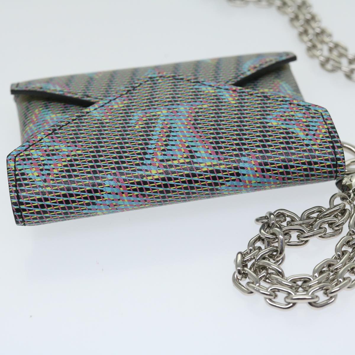 LOUIS VUITTON Monogram LV Pop Kirigami Necklace Blue N60278 LV Auth ac2845