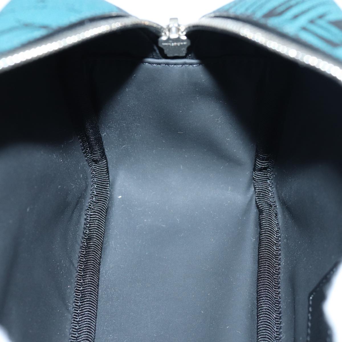 SAINT LAURENT Pouch PVC Green Auth ac3173