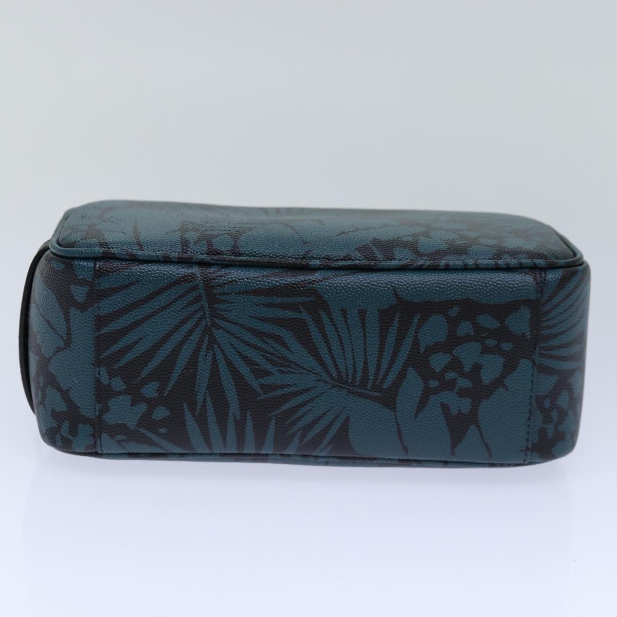 SAINT LAURENT Pouch PVC Green Auth ac3173