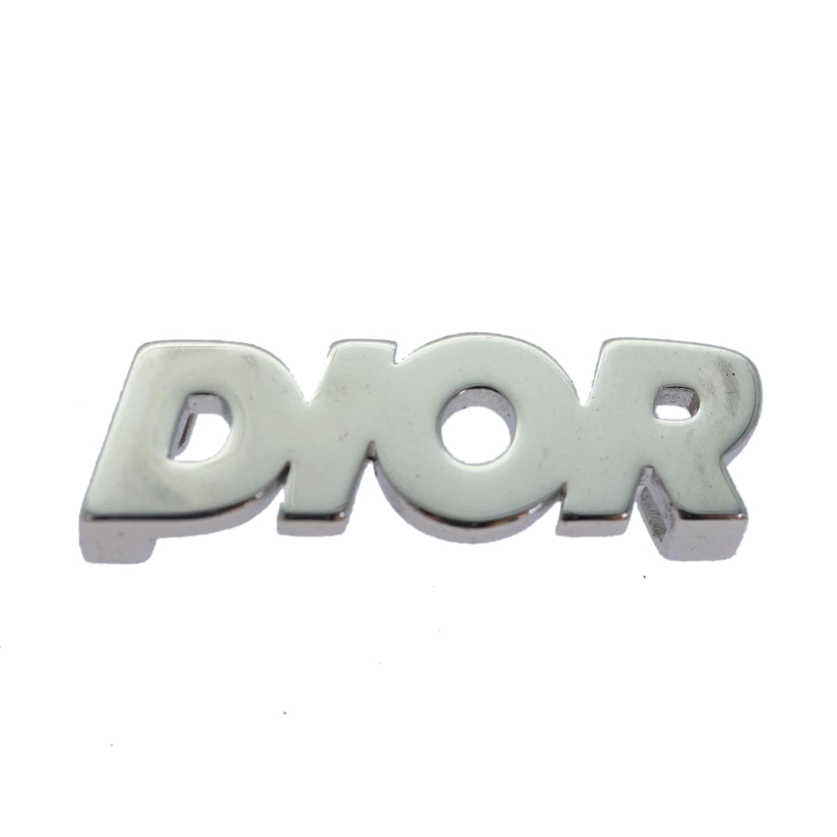 Christian Dior Accessories For Shoes metal Silver Auth ac3244