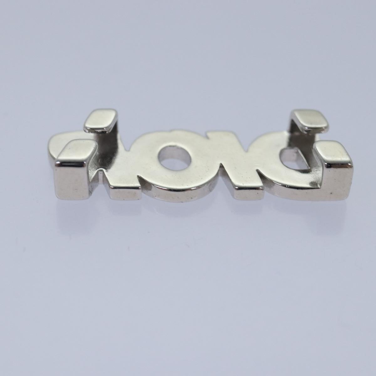 Christian Dior Accessories For Shoes metal Silver Auth ac3244