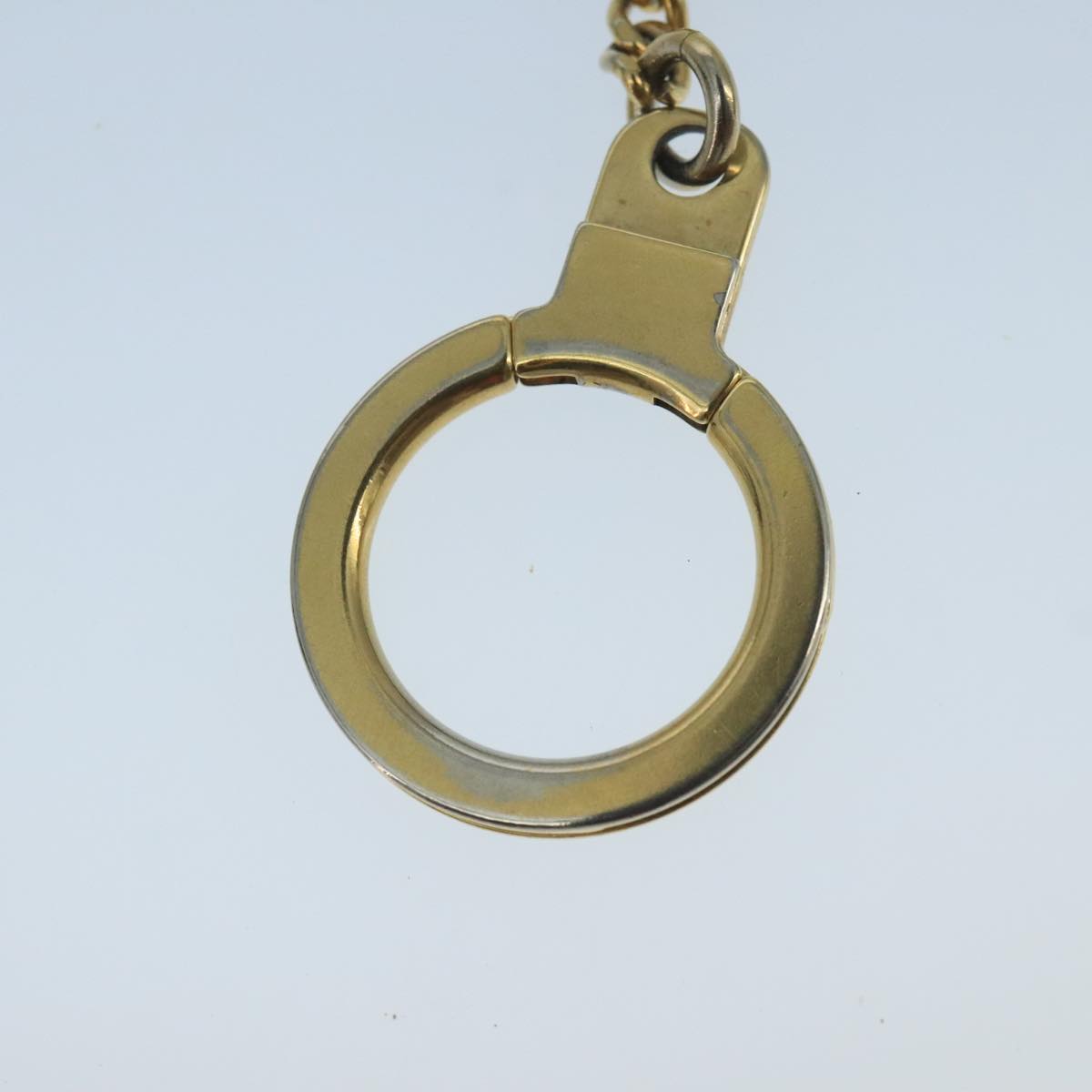LOUIS VUITTON Chainne Anneau Cles Key Ring Gold Tone M58021 LV Auth ac3419