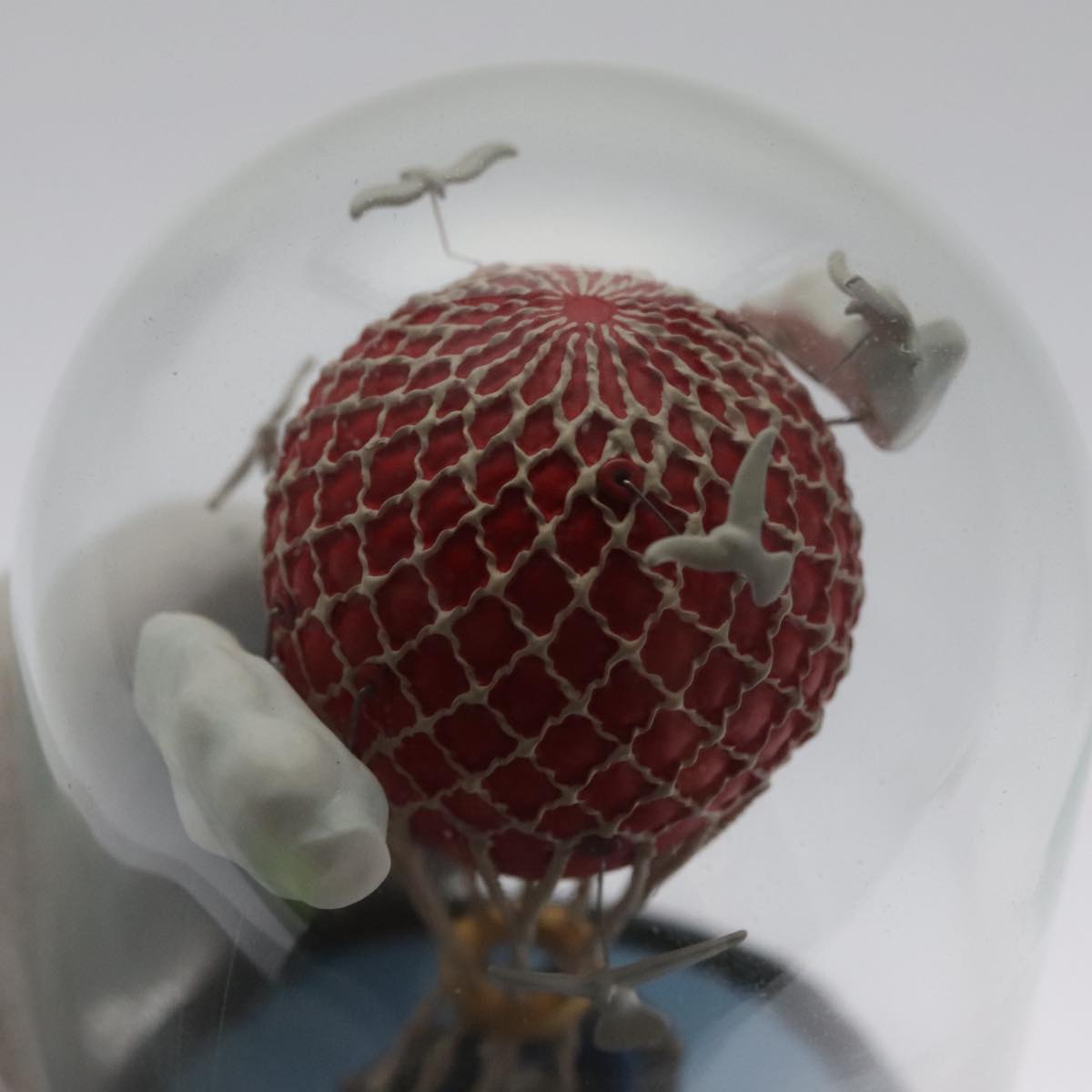 LOUIS VUITTON Snow Globe Balloon VIP Only Clear Red LV Auth ac3487