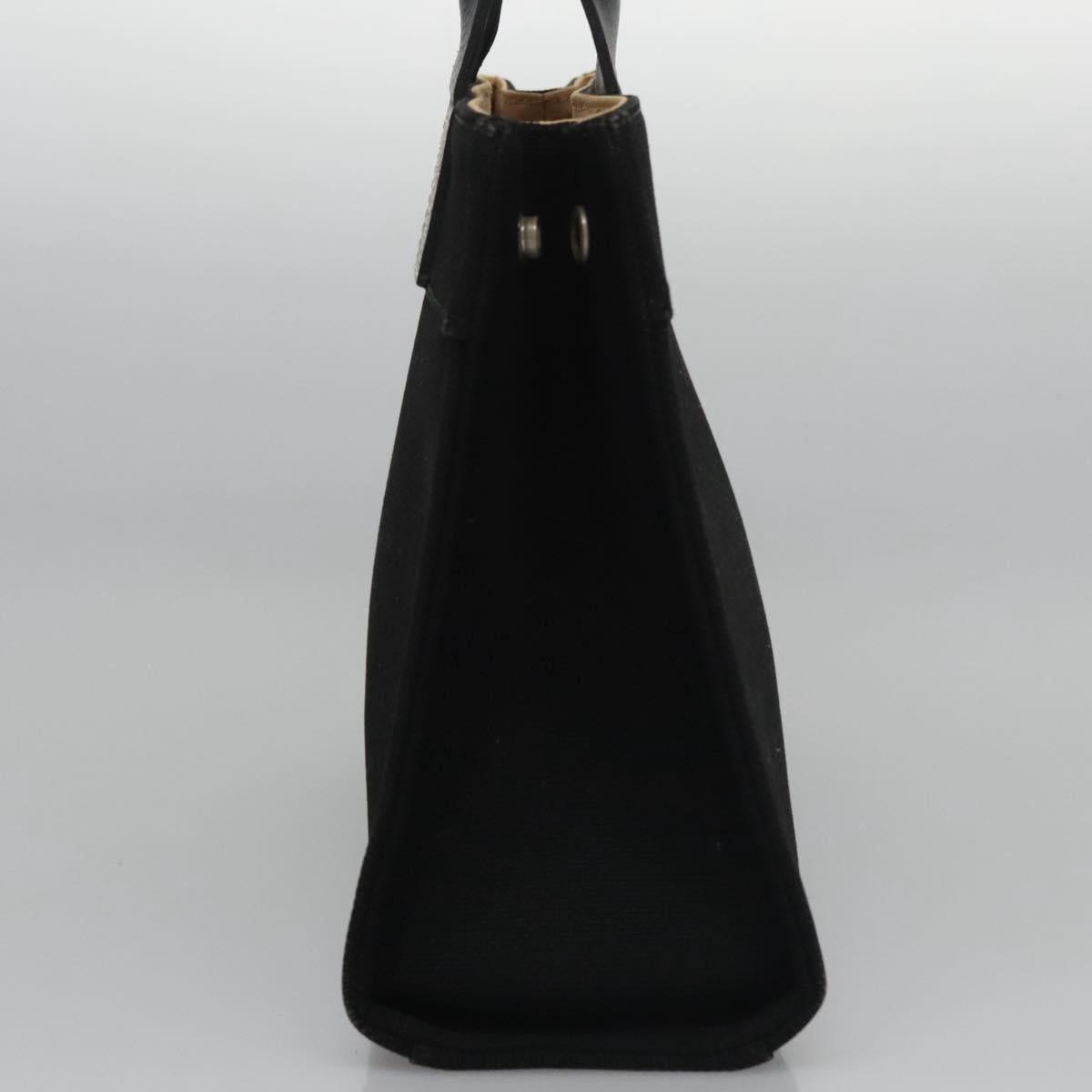 BURBERRY Blue Label Hand Bag Canvas Black Auth ac3538