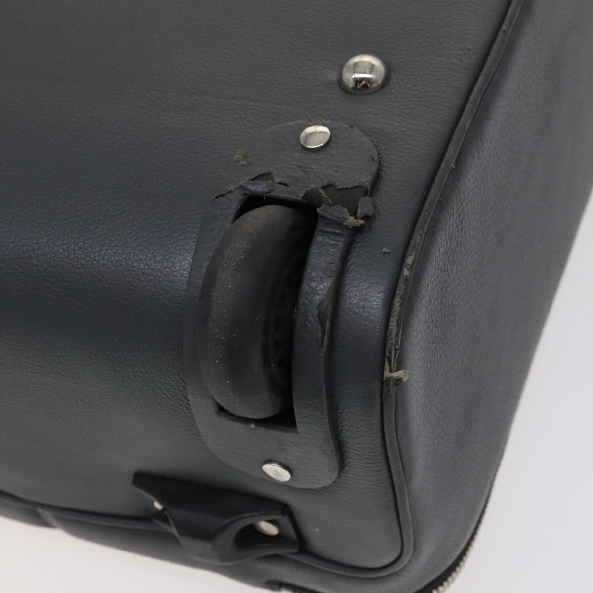 BALENCIAGA Carry case Leather Gray 235225 Auth ac3540