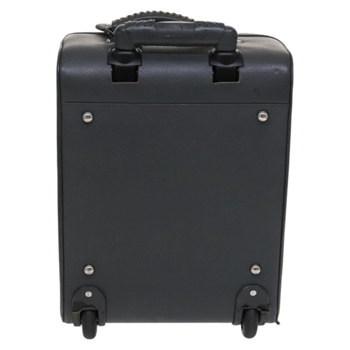 BALENCIAGA Carry case Leather Gray 235225 Auth ac3540