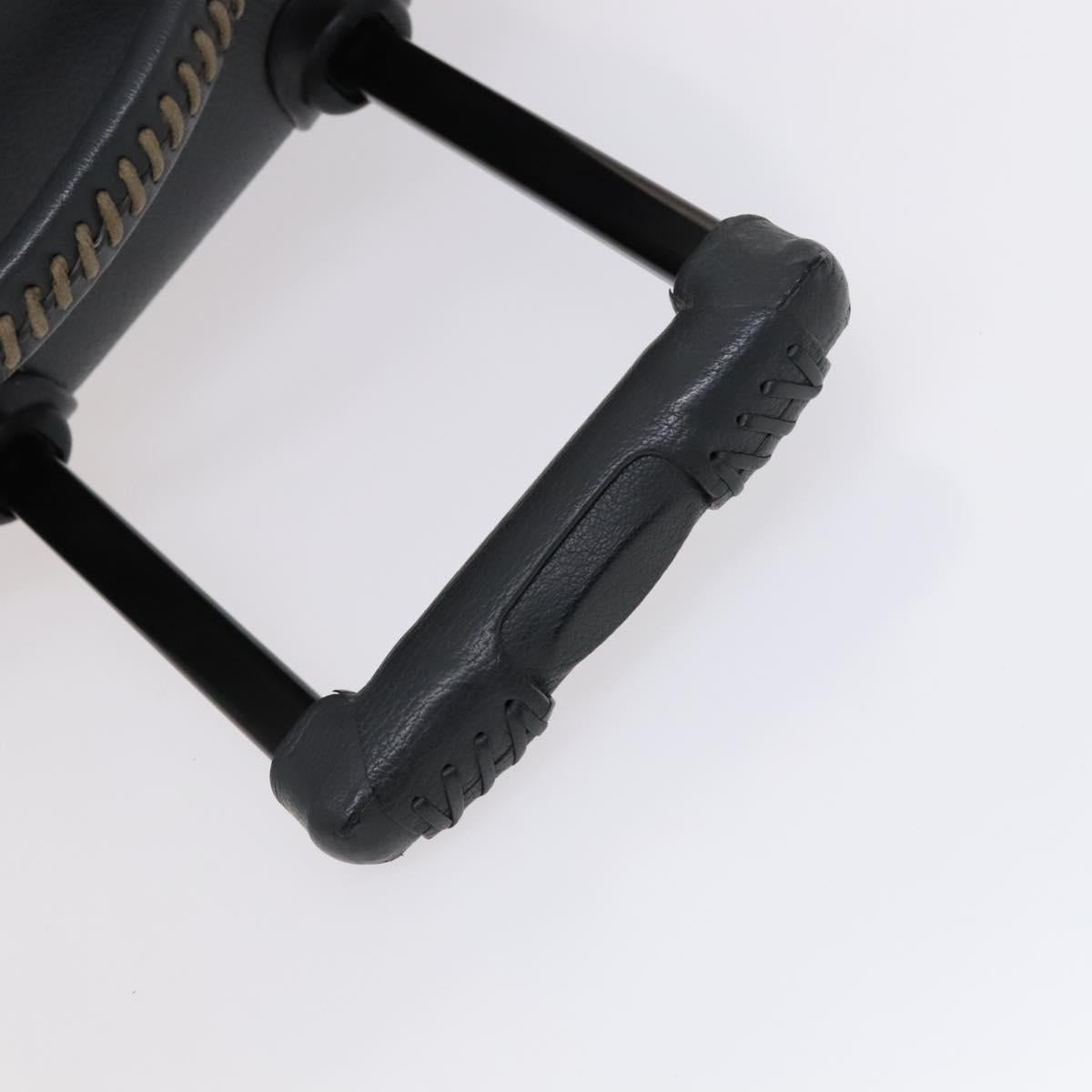 BALENCIAGA Carry case Leather Gray 235225 Auth ac3540