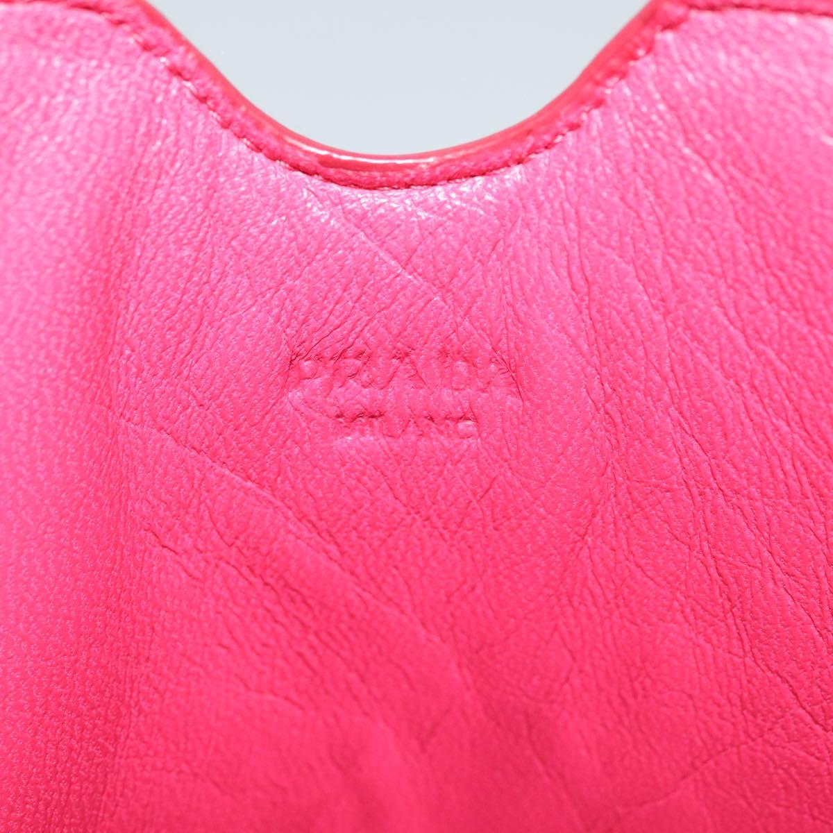 PRADA iPad Case Safiano leather Pink Auth ac3551