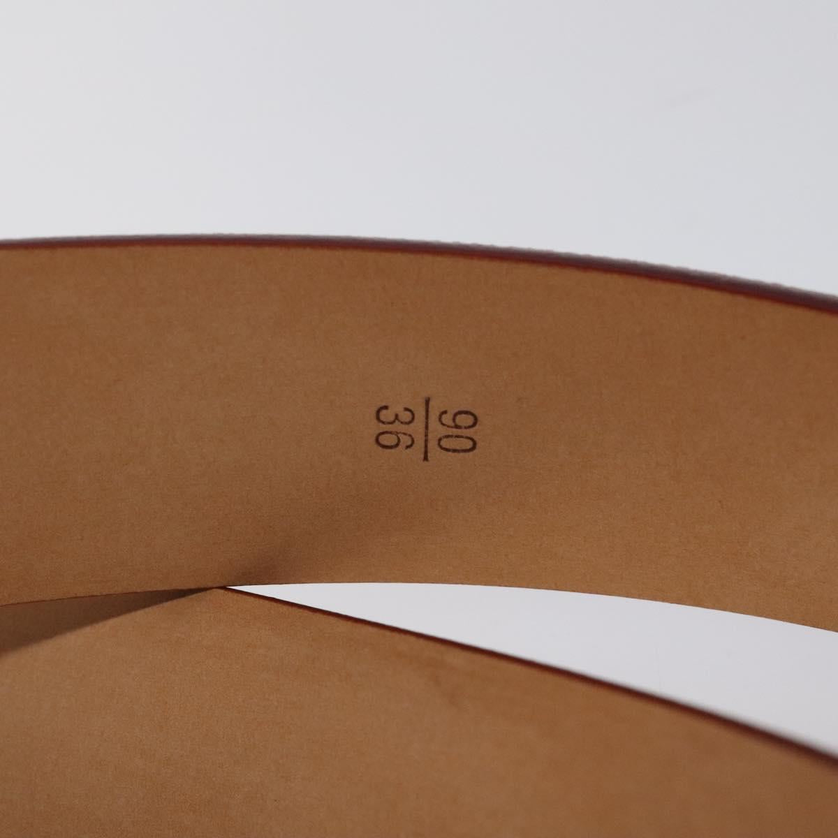 LOUIS VUITTON Multicolor Ceinture Care Belt 34.6"""" White M9682 LV Auth ac3693