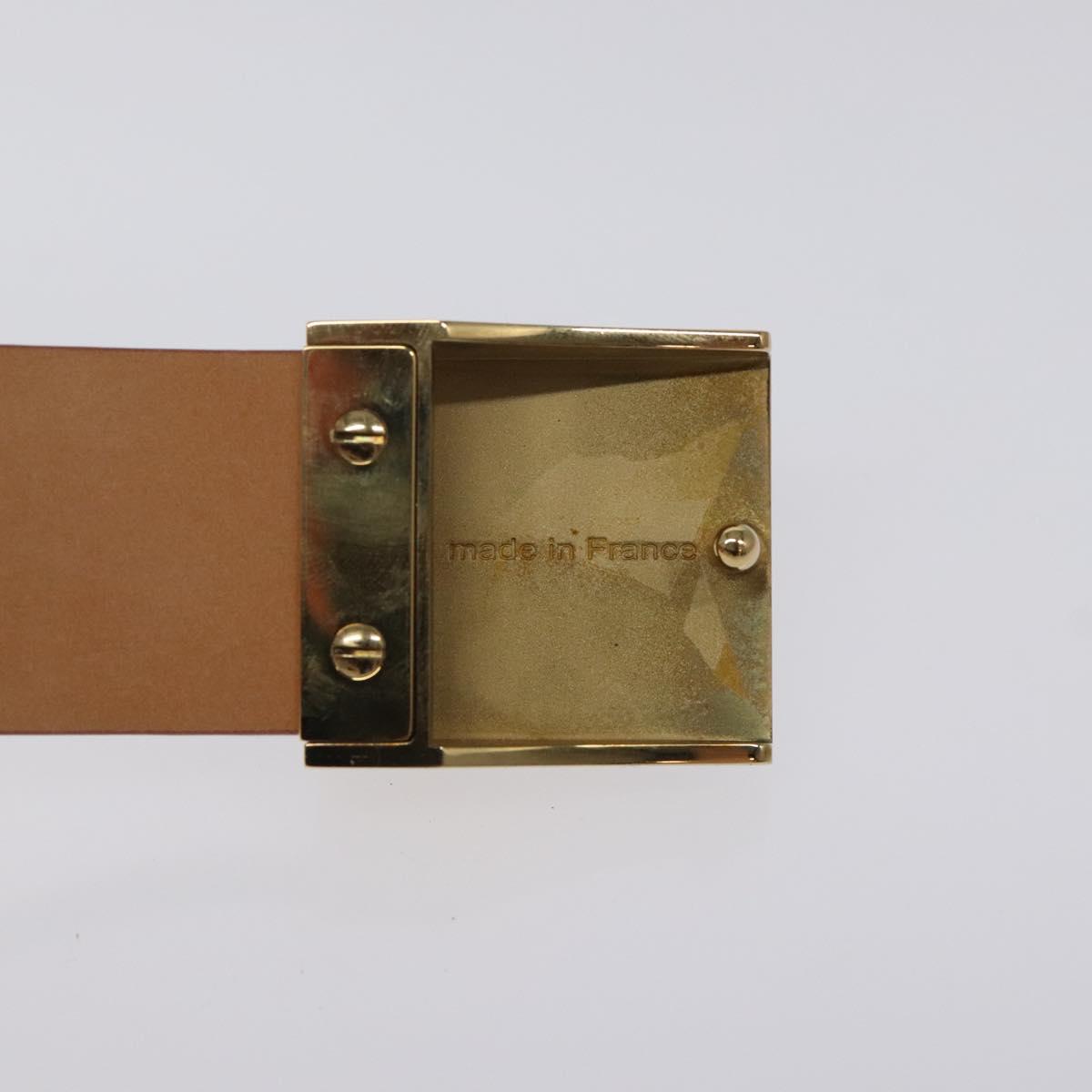 LOUIS VUITTON Multicolor Ceinture Care Belt 34.6"""" White M9682 LV Auth ac3693