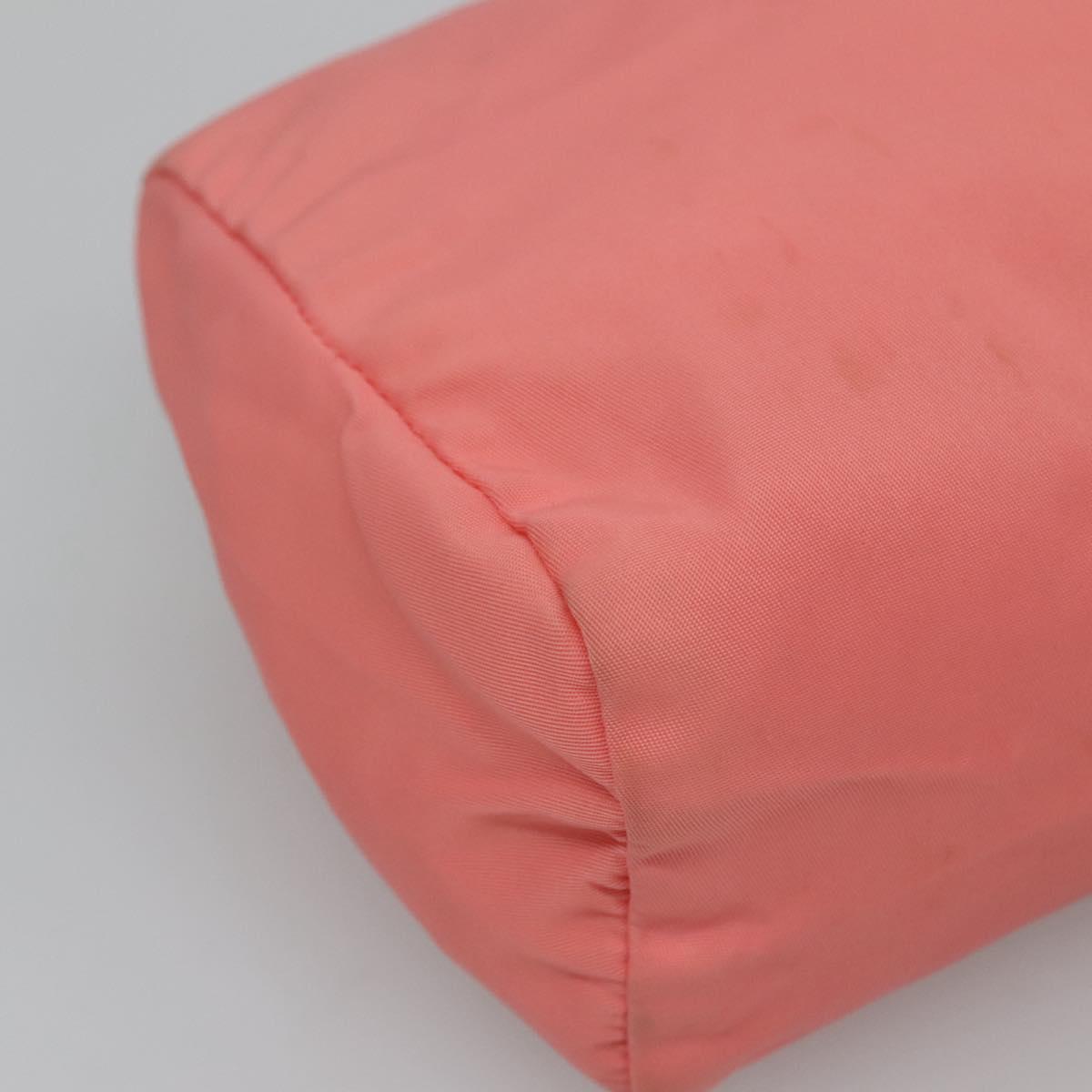 PRADA Pouch Nylon Pink Auth ac3705