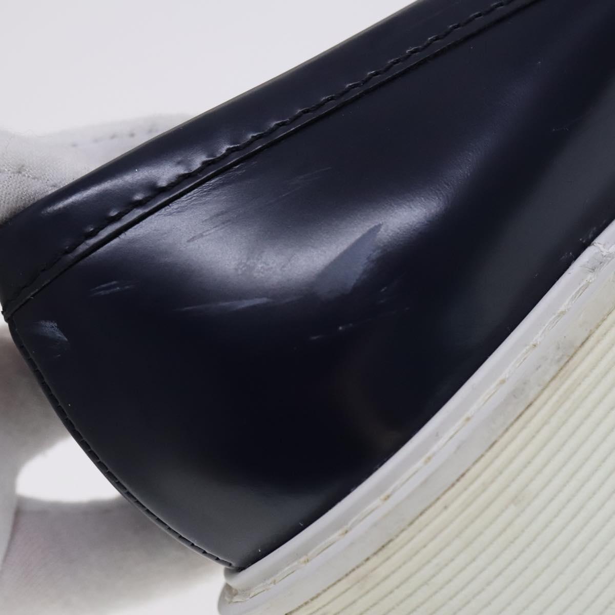 PRADA Sports Loafers shoes Leather Navy Auth ac3709