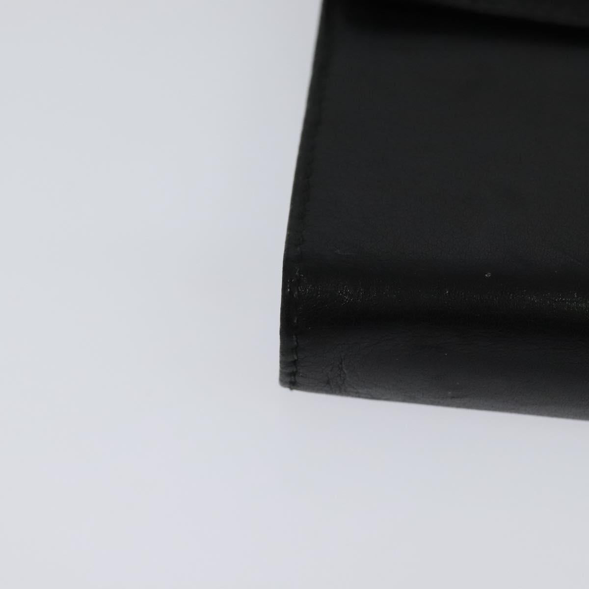 VERSACE Day Planner Cover Leather Black Auth ac3711