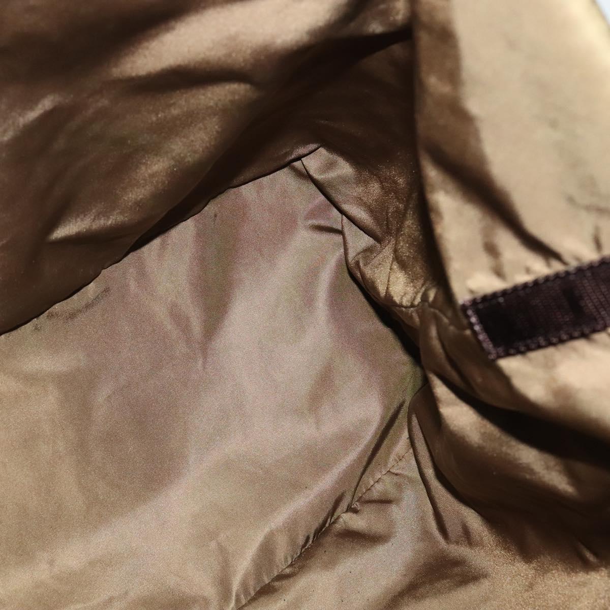 PRADA Hand Bag Nylon 2way Khaki Auth ac3713