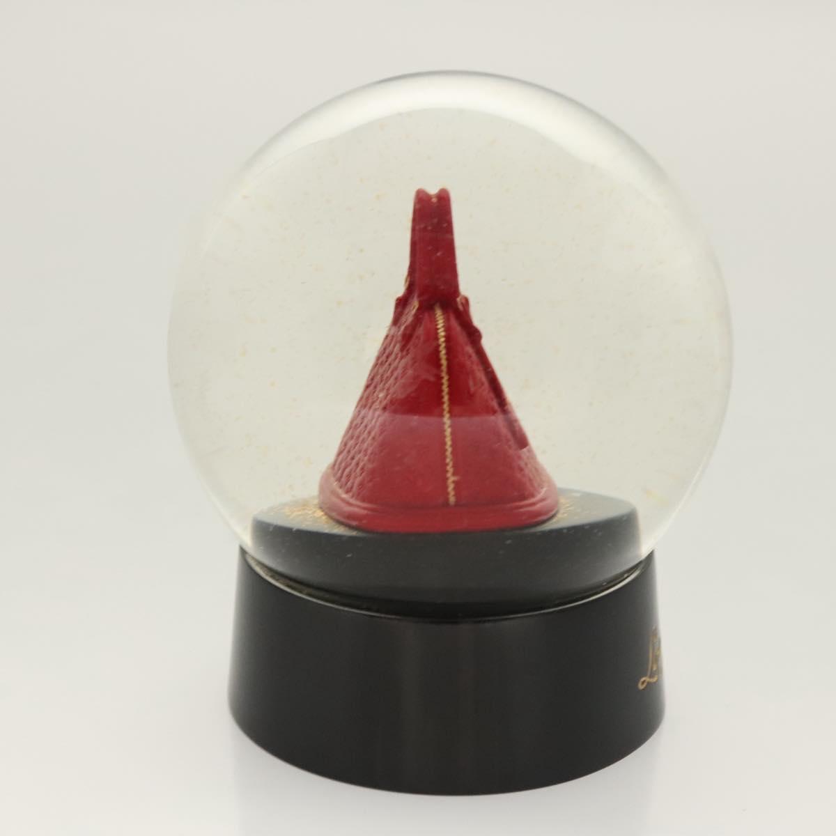 LOUIS VUITTON Snow Globe Alma VIP Limited Clear Red LV Auth ac3729