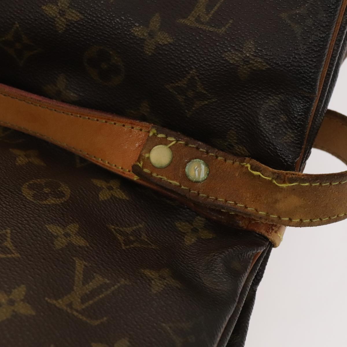 LOUIS VUITTON Monogram Saumur 35 Shoulder Bag M42254 LV Auth ac3749