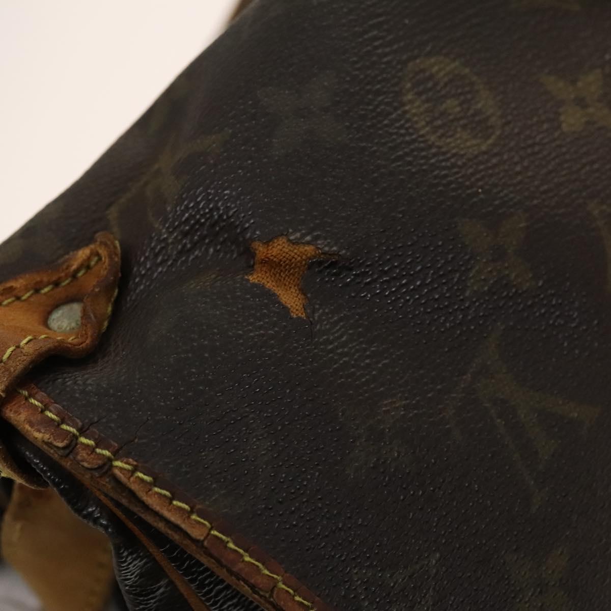 LOUIS VUITTON Monogram Saumur 35 Shoulder Bag M42254 LV Auth ac3749