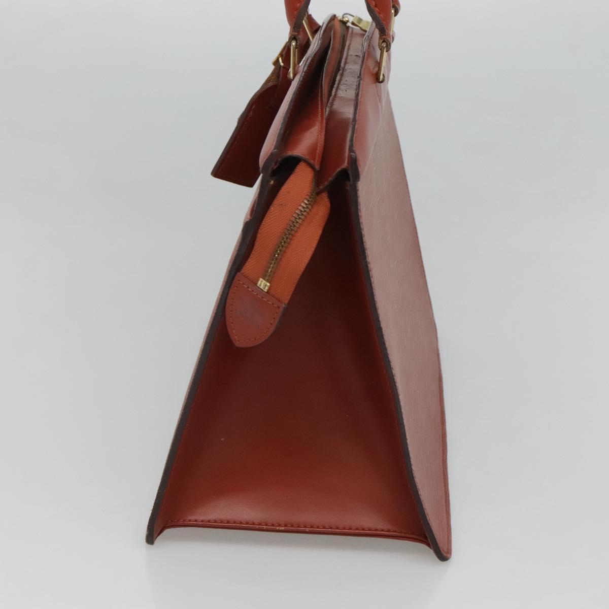 LOUIS VUITTON Epi Riviera Hand Bag Brown M48183 LV Auth ac3809