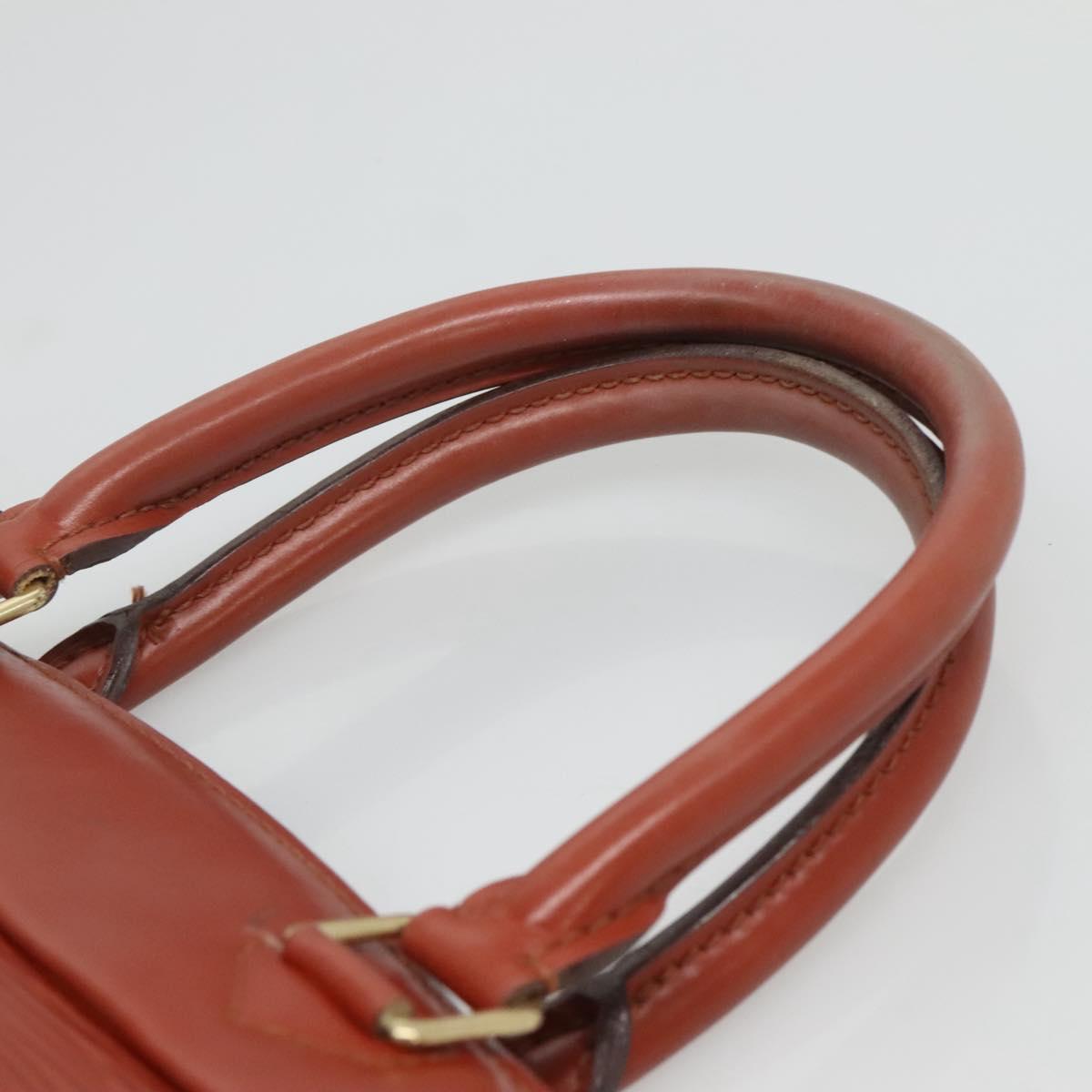 LOUIS VUITTON Epi Riviera Hand Bag Brown M48183 LV Auth ac3809