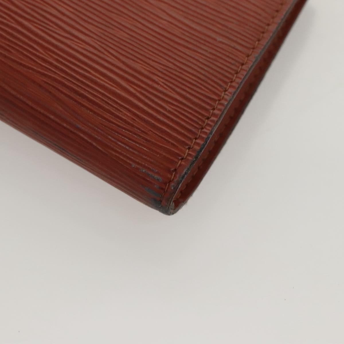 LOUIS VUITTON Epi Pochette Accessoires Pouch Vintage Brown M52953 LV Auth ac3810