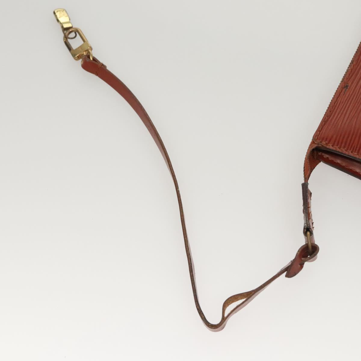 LOUIS VUITTON Epi Pochette Accessoires Pouch Vintage Brown M52953 LV Auth ac3810
