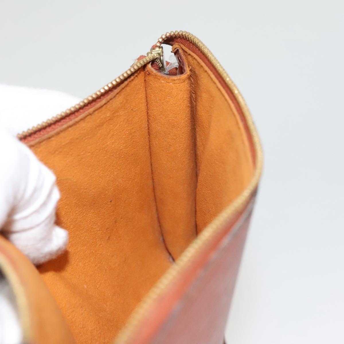 LOUIS VUITTON Epi Pochette Accessoires Pouch Vintage Brown M52953 LV Auth ac3810