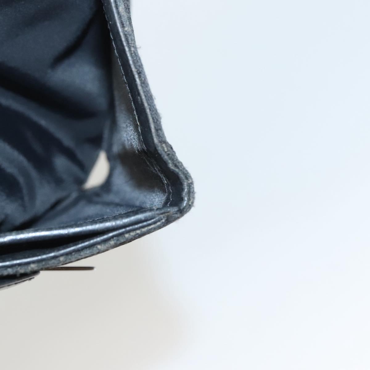 Christian Dior Trotter Canvas Wallet Black Auth ac3817