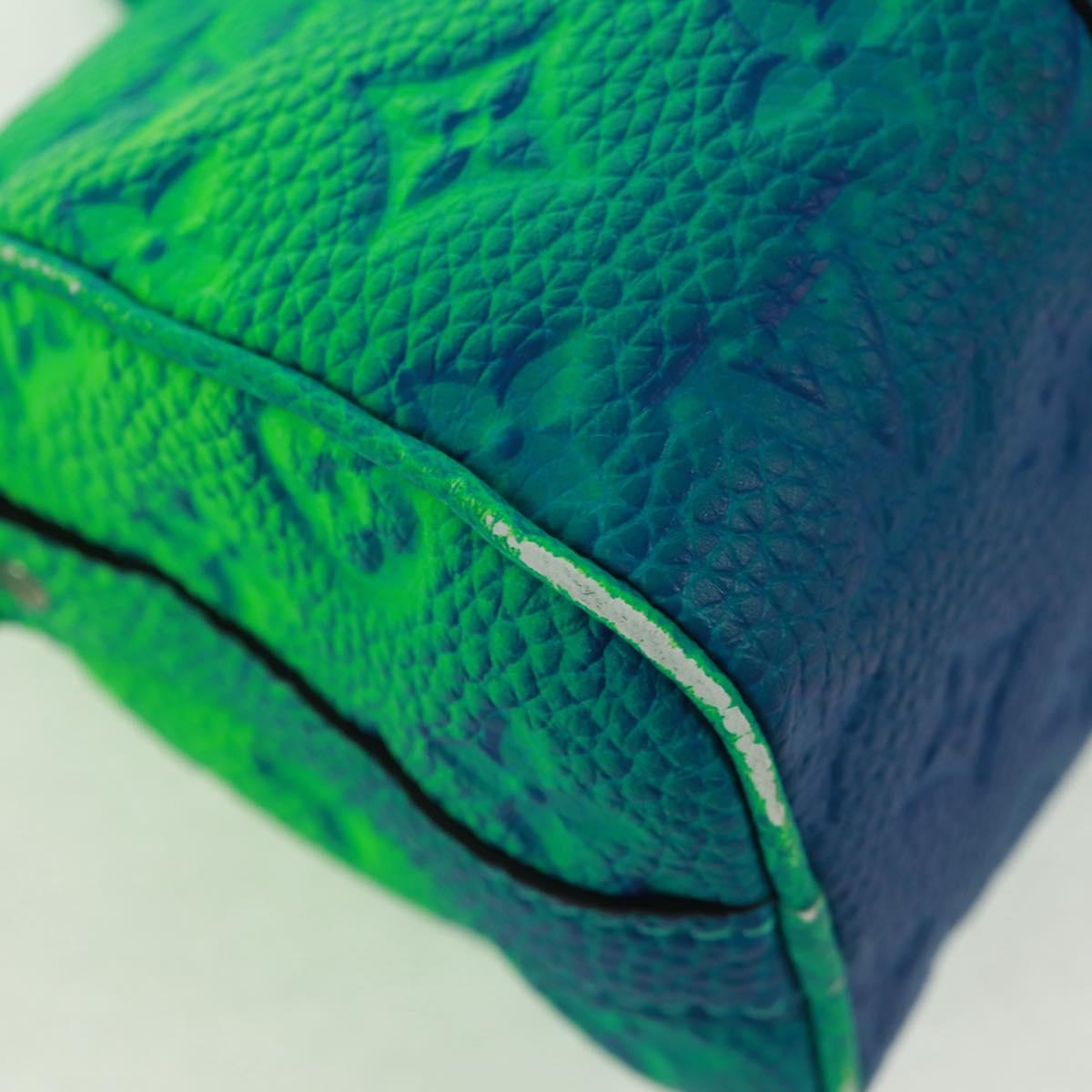 LOUIS VUITTON Monogram Illusion Keepall XS Hand Bag Green M59691 LV Auth ai790SM