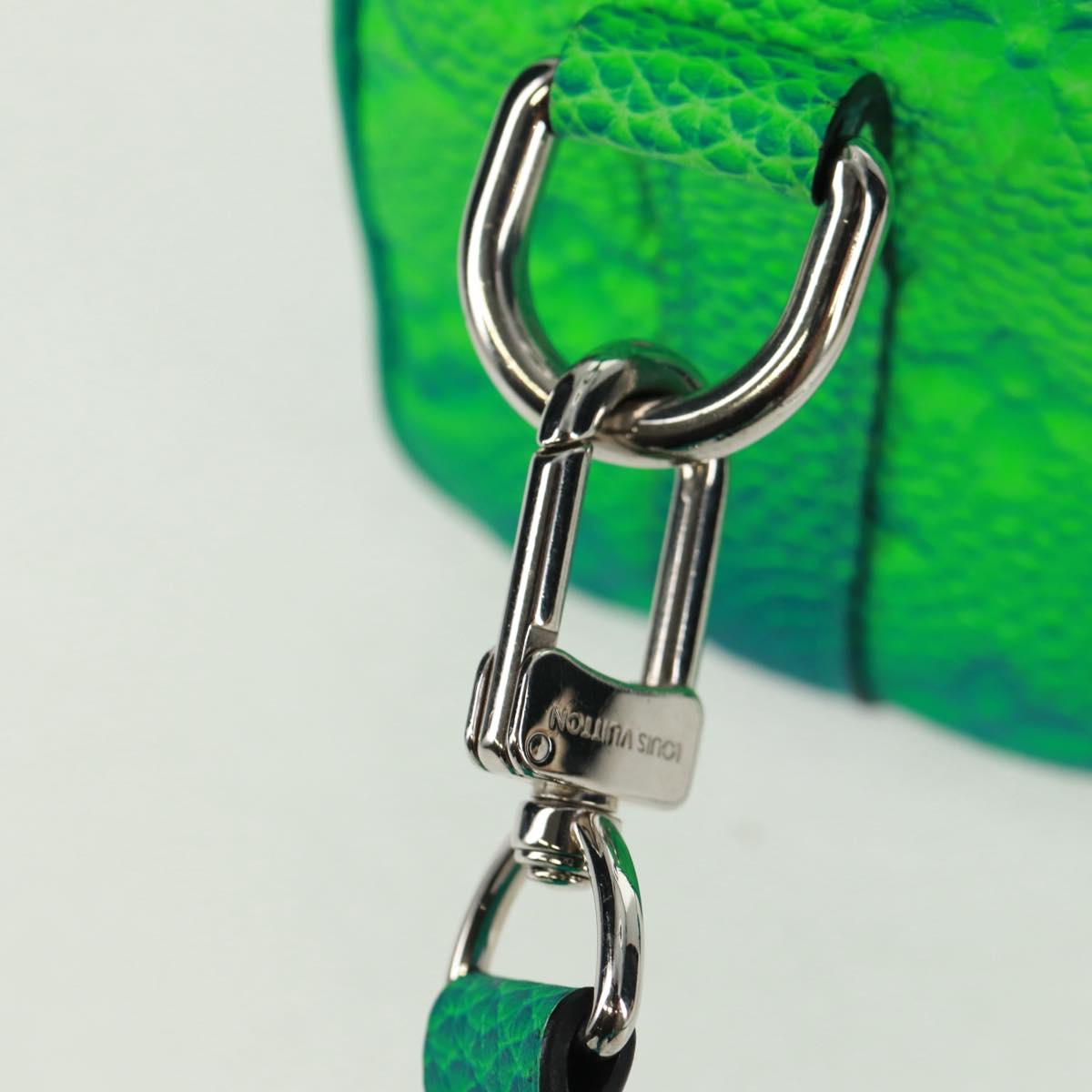 LOUIS VUITTON Monogram Illusion Keepall XS Hand Bag Green M59691 LV Auth ai790SM