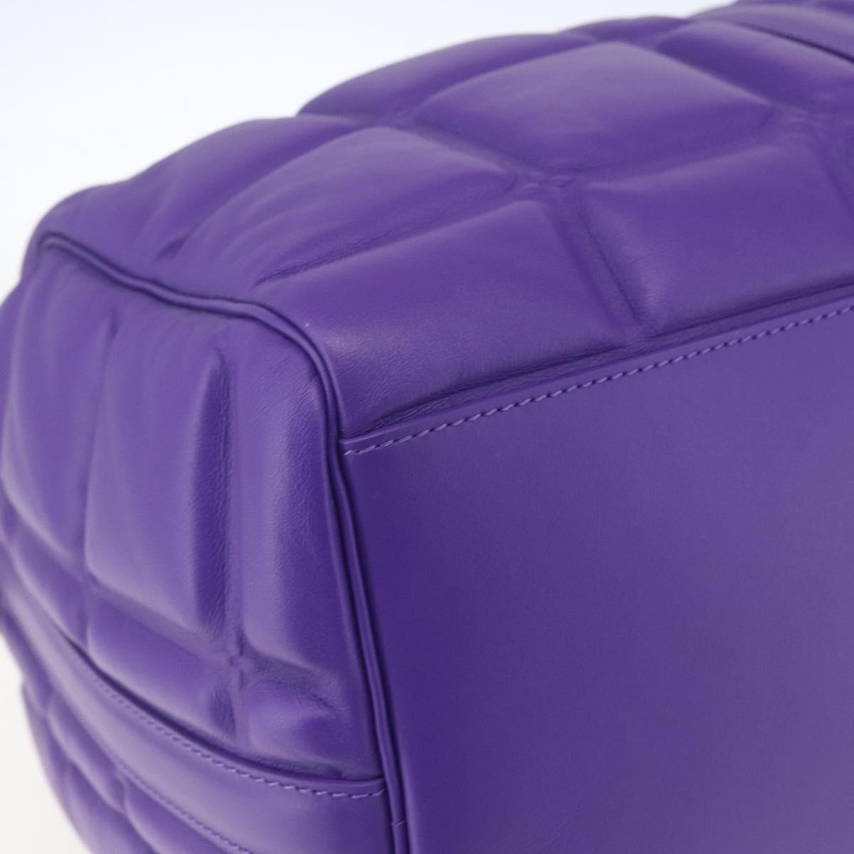 LOUIS VUITTON Puffy Damier Keepall Bandouliere 50 Bag Purple M20922 Auth ai791SM