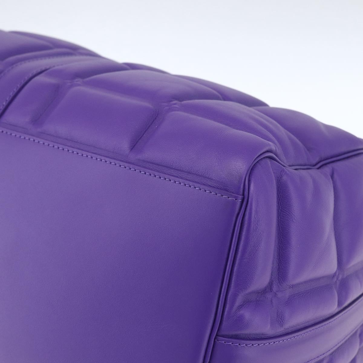 LOUIS VUITTON Puffy Damier Keepall Bandouliere 50 Bag Purple M20922 Auth ai791SM