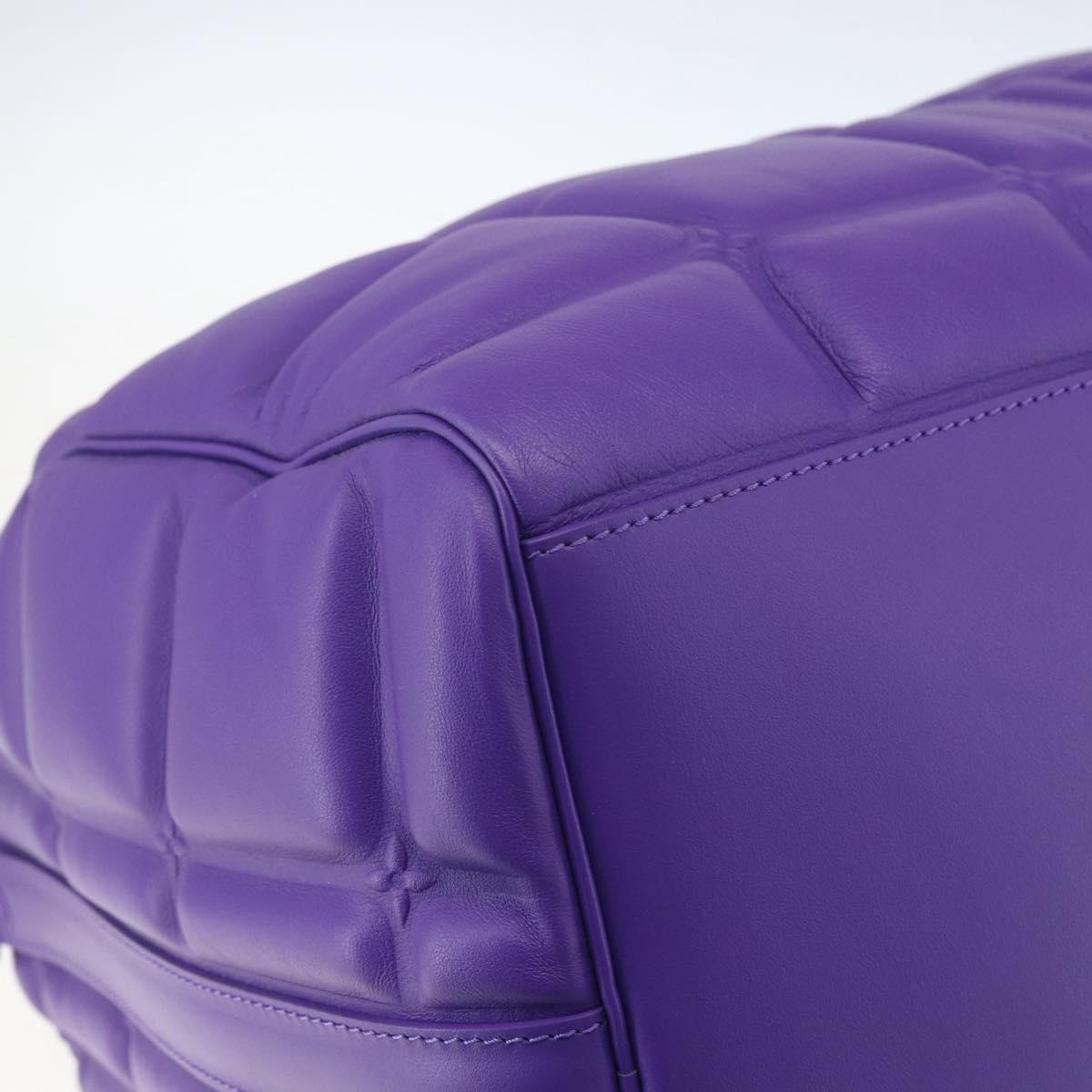 LOUIS VUITTON Puffy Damier Keepall Bandouliere 50 Bag Purple M20922 Auth ai791SM