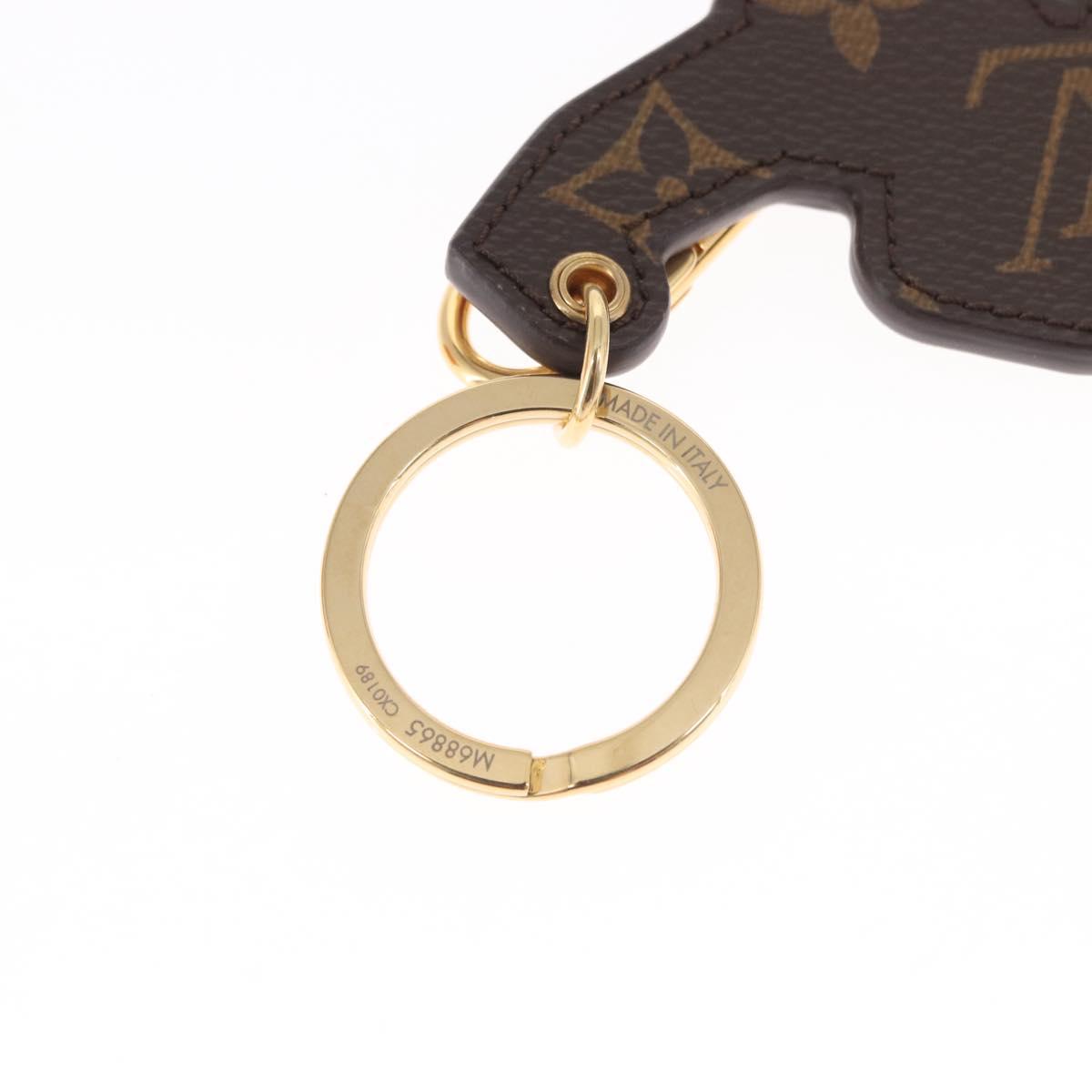 LOUIS VUITTON Monogram Porte Cles 1.1 Millionaire Charm M68865 LV Auth ai795SAV