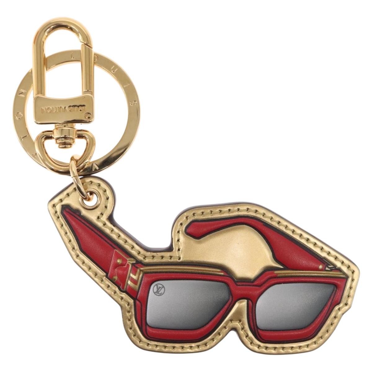 LOUIS VUITTON Monogram Porte Cles 1.1 Millionaire Charm M68865 LV Auth ai795SAV