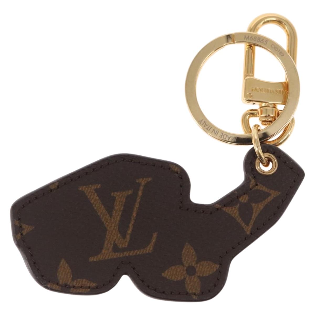 LOUIS VUITTON Monogram Porte Cles 1.1 Millionaire Charm M68865 LV Auth ai795SAV