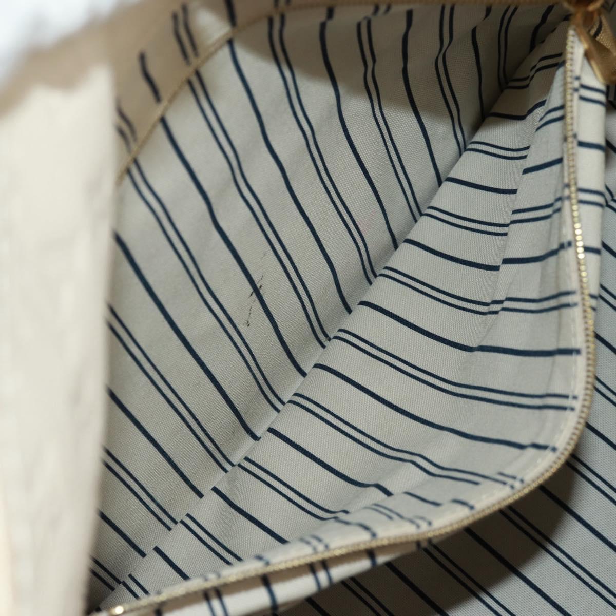 LOUIS VUITTON Monogram Empreinte Artsy MM Shoulder Bag White M93449 Auth ai796