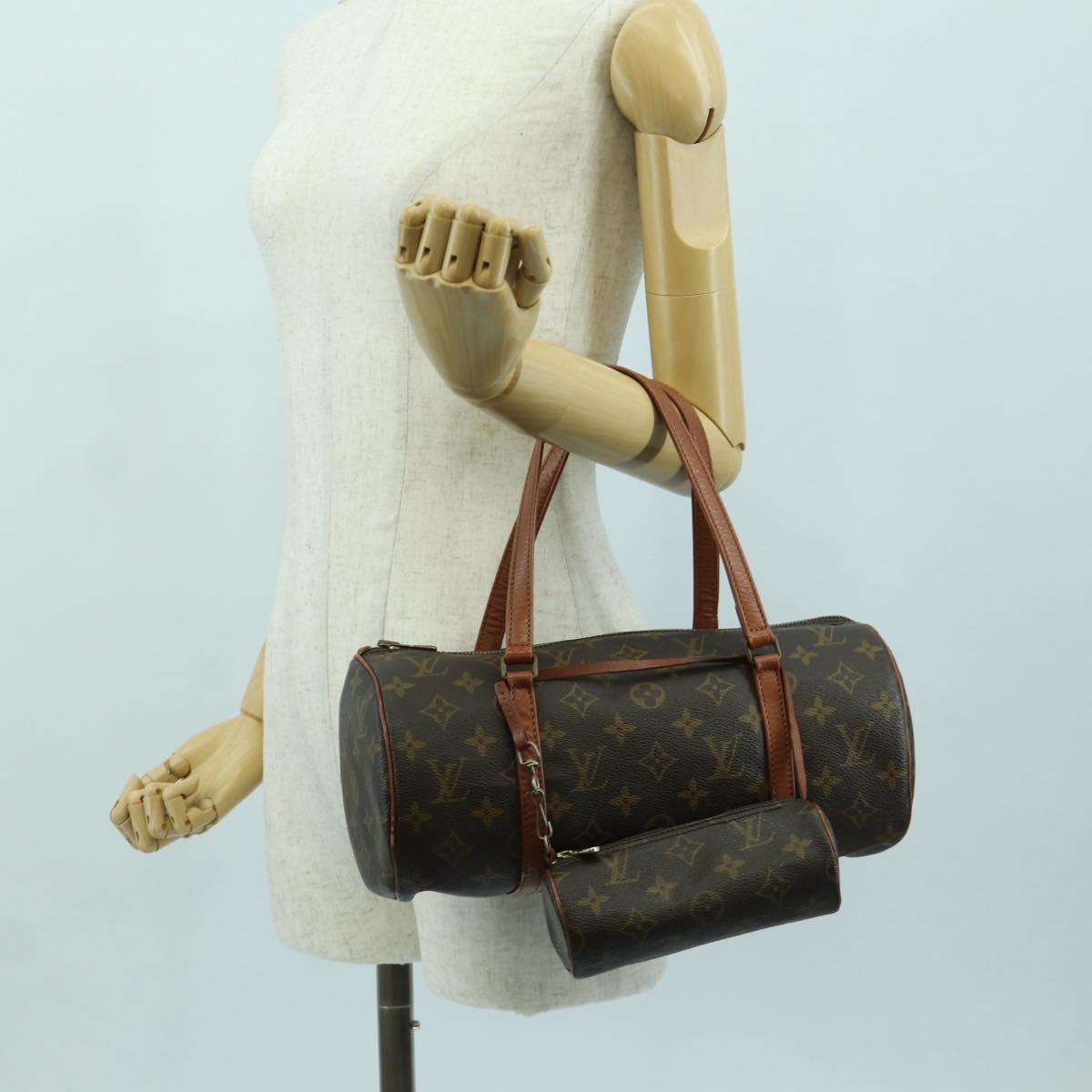 LOUIS VUITTON Monogram Papillon 30 Hand Bag M51385 LV Auth ai799A