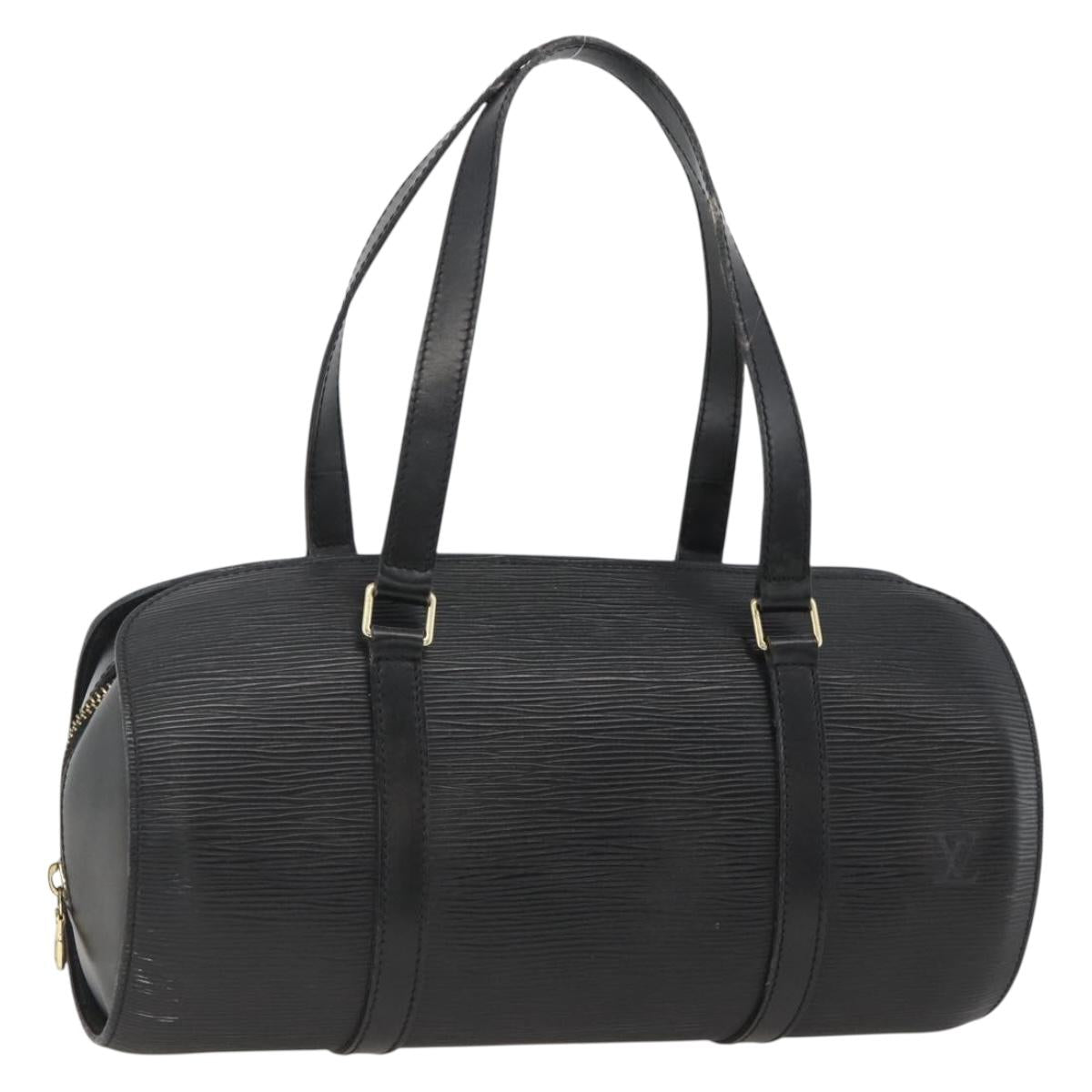 LOUIS VUITTON Epi Soufflot Hand Bag Black M52222 LV Auth ai800A