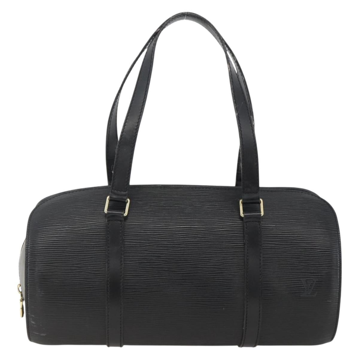 LOUIS VUITTON Epi Soufflot Hand Bag Black M52222 LV Auth ai800A