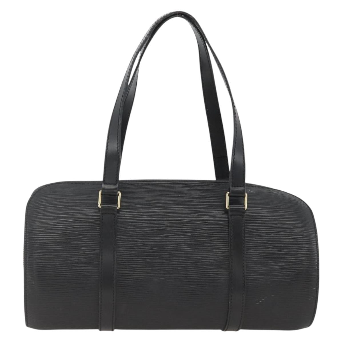 LOUIS VUITTON Epi Soufflot Hand Bag Black M52222 LV Auth ai800A