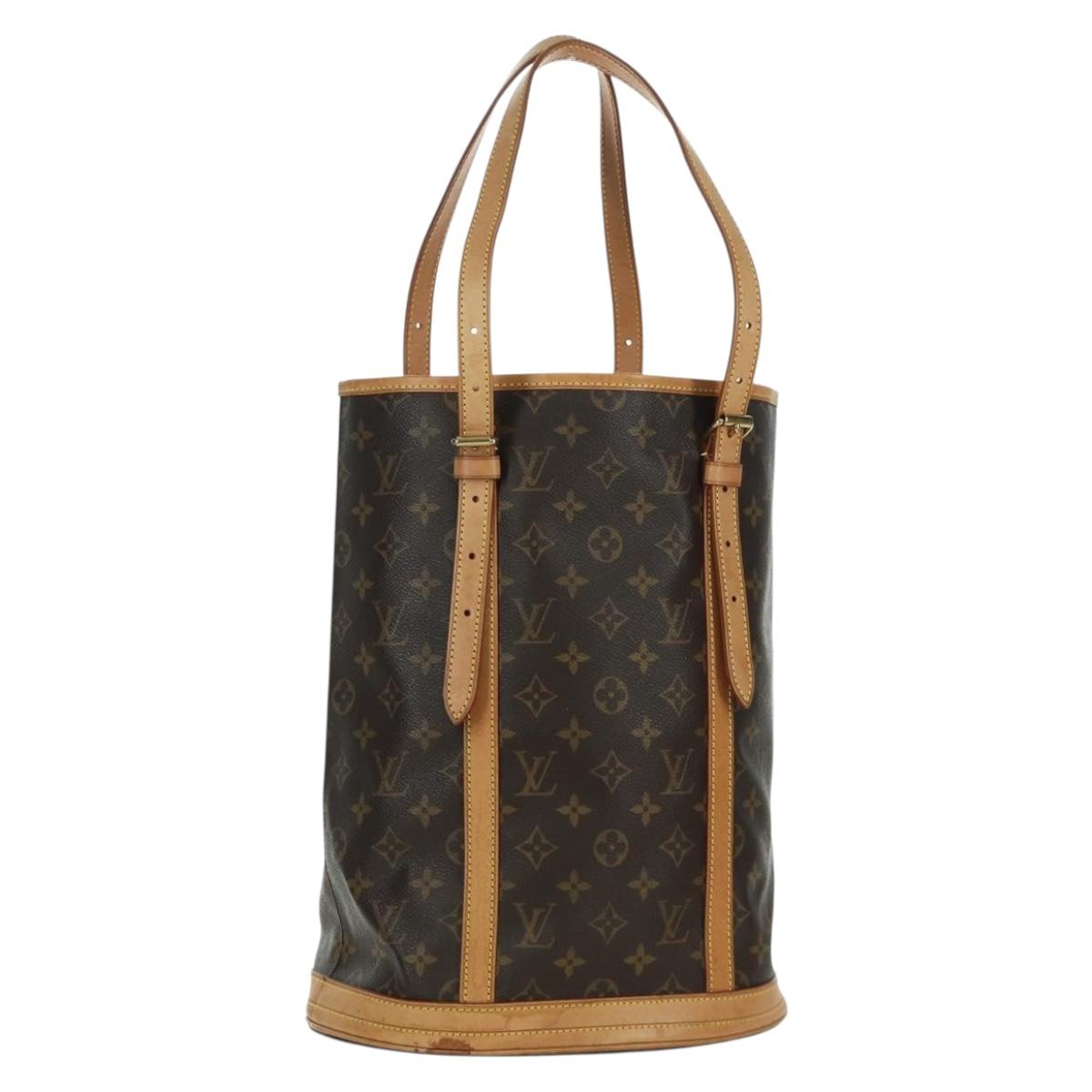 LOUIS VUITTON Monogram Bucket GM Shoulder Bag M42236 LV Auth ai804A