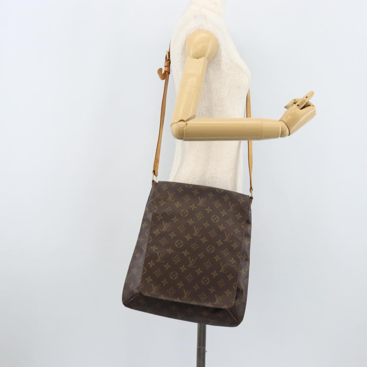 LOUIS VUITTON Monogram Musette Shoulder Bag M51256 LV Auth ai806